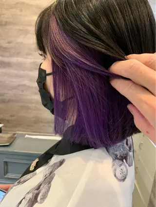 ミディアム カラー 🫟Blanco🫟 Color&Careのヘアスタイル