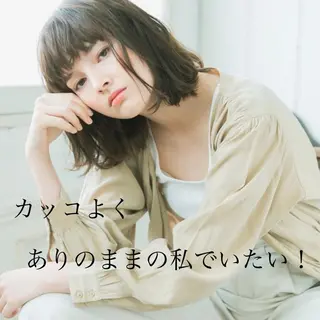 ミディアム カラー パーマ Ash 武蔵境店のヘアスタイル