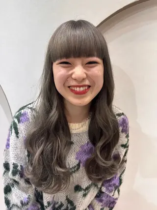 ロング カラー GO TODAY SHAiRE SALON NU茶屋町店所属・女性専門マンツーマン YUKIのヘアスタイル