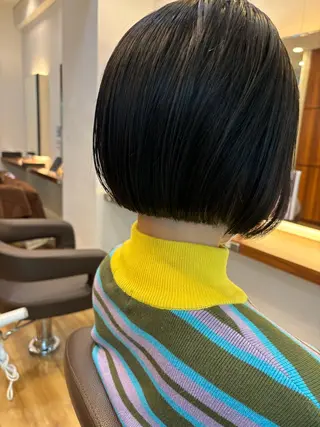 ショート 池田理紗/メンズ カット/切りっぱなしのヘアスタイル