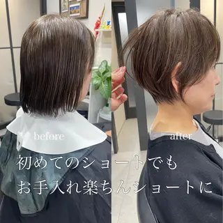 ショート 髪質改善will hairdesignのヘアスタイル