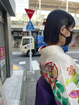 ミディアム ヘアアレンジ 奥山 沙季(大井町)のヘアスタイル