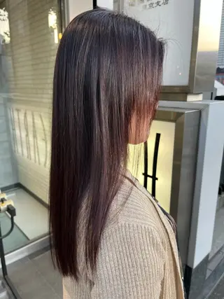 ロング カラー パーマ アートディレクター 尾内 友美のヘアスタイル