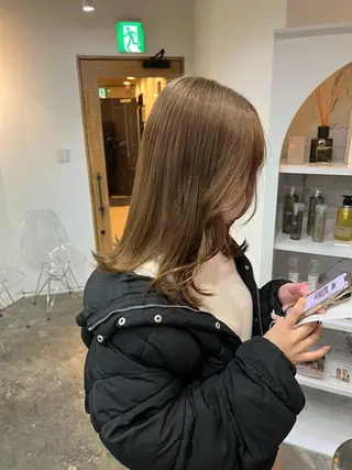 カラー いざわりお /梅田/ブリーチのヘアスタイル