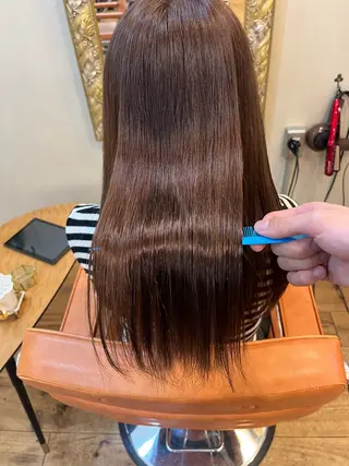 ロング ⚪️髪質改善 縮毛 店長 コウ⚪️のヘアスタイル