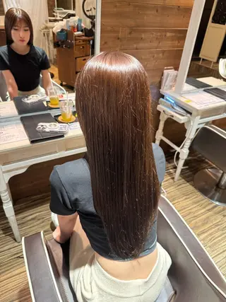 ロング ハイトーン/レイヤー SHUNのヘアスタイル