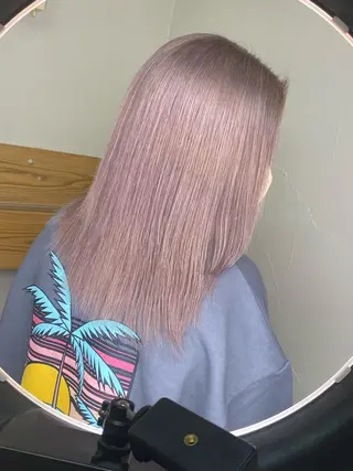 セミロング カラー MERRY所属・寺門 拓馬のヘアスタイル