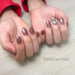 ネイル Rainbow nailsくろちゃんのネイルデザイン