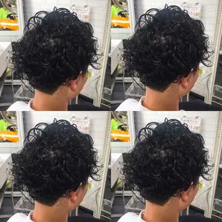 ショート パーマ メンズ Kimura Shinyaのヘアスタイル