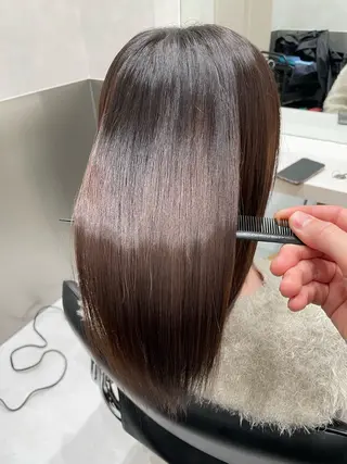 セミロング 美髪職人あお🦕 髪質改善｜原宿のヘアスタイル