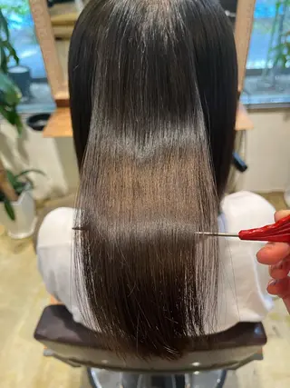 えんぐちとも／透明感 カラー／博多ボブのヘアスタイル