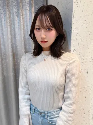 ミディアム カラー パーマ mai / linoah˚✧のヘアスタイル