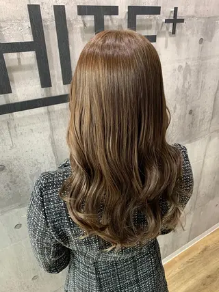 ロング カラー _white南海難波店所属・髪質改善/ウスイ アイキ/_WHITEのヘアスタイル