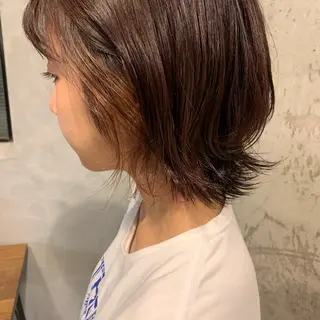 ショート カラー 西山 紗耶香🪽 透明感カラー/ボブのヘアスタイル