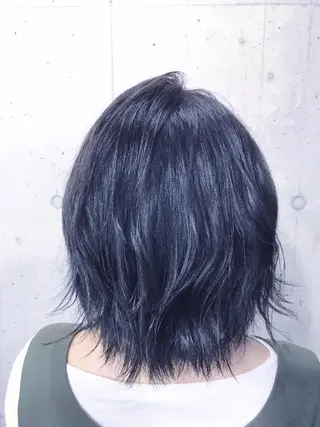 ショート カラー メンズブリーチカラー /パーマ ごーた立川のヘアスタイル