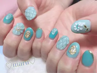 ネイル まるみ ♡のネイルデザイン