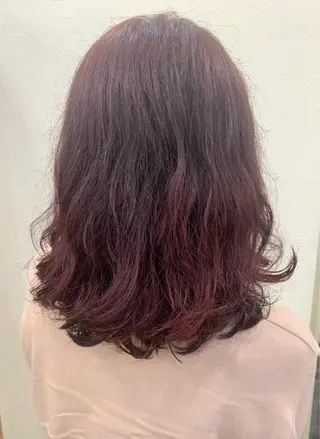 ミディアム 石原 姫菜のヘアスタイル