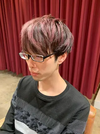 ショート カラー 宮嶋 勇輔のヘアスタイル