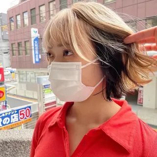 ショート カラー 川根 彩のヘアスタイル