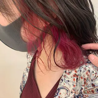 ミディアム カラー 暖色専門美容師🎀 お客様満足度◎のヘアスタイル