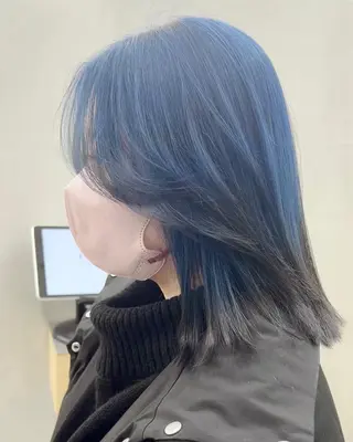 ミディアム カラー カラー系/カット特化 🟠オオタキマサシのヘアスタイル