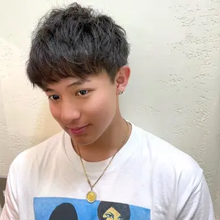 パーマ メンズ enntaku 新宿所属・MASANA 🎱ディレクターのヘアスタイル