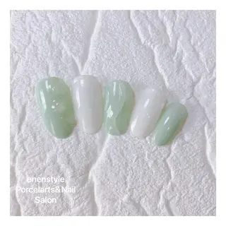 ミディアム ネイル 👑enen style👑のネイルデザイン