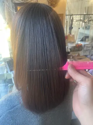 ミディアム Yumi🍀 スパニスト🫧のヘアスタイル