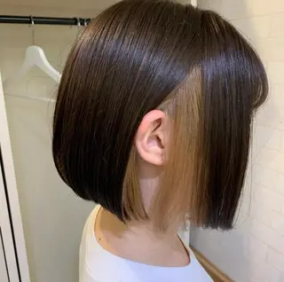 ショート カラー ノグチ ナツコのヘアスタイル