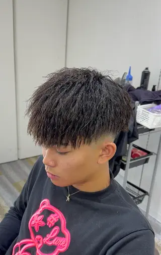 ショート パーマ メンズ 【メンズ特化】岩瀬 武【メンズパーマ】のヘアスタイル