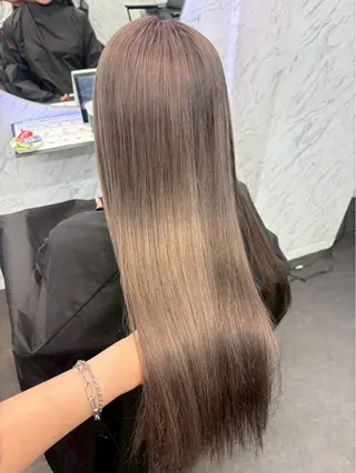 カラー hair salon dot.mooda所属・레온⋆✦ Leon 透明感✨️Colorのヘアスタイル