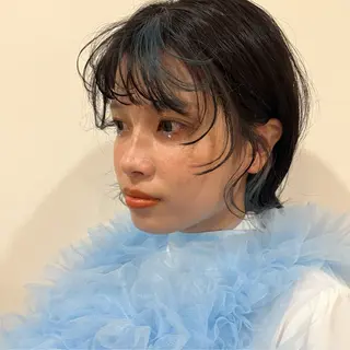 カラー bon ami所属・むかいやま なおのヘアスタイル