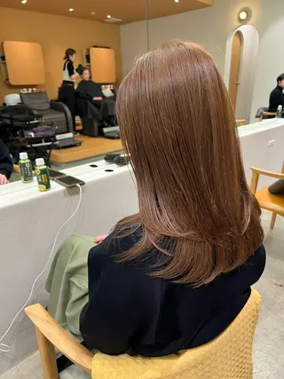 ロング カラー 誰よりも丁寧なカット 🍀小林輝のヘアスタイル