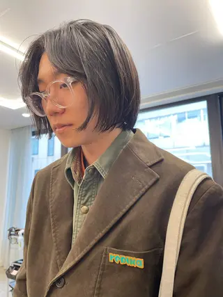 メンズ pole/apartment所属・💓パーマ，💗 レイヤーカットのヘアスタイル