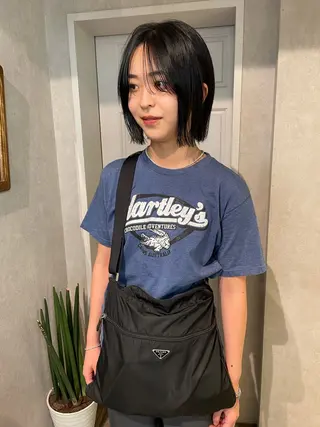 ショート カラー ナチュラル透明感🌱 小山美樹子のヘアスタイル