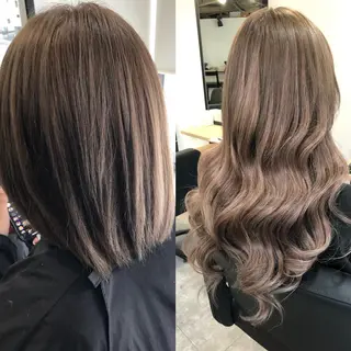 ロング ヘアアレンジ 下妻 カラーエクステ難波のヘアスタイル