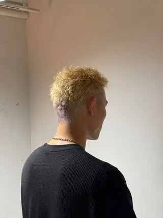 カラー メンズ 福田 卓矢のヘアスタイル