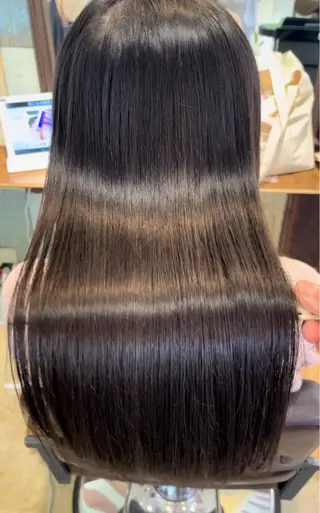 ロング 太田 渚遊のヘアスタイル