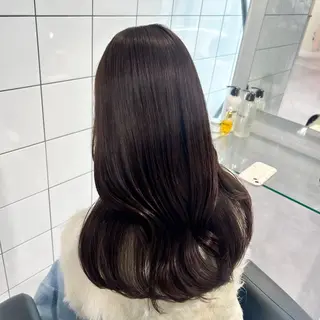 ロング カラー 表参道/透明感カラー /暗髪/ジュキヤのヘアスタイル