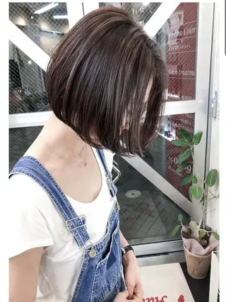 ショート seri💜艶カラー 💖ヘアアレンジのヘアスタイル