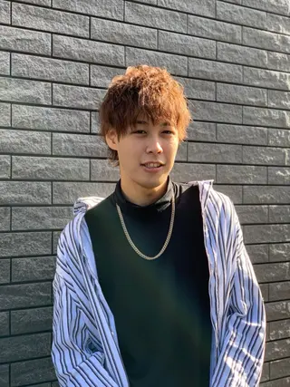 カラー メンズ 上石神井メンズパーマ 飯田徹のヘアスタイル