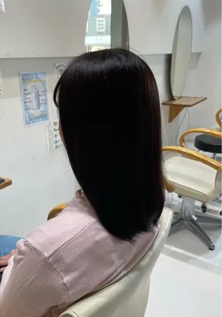 セミロング カラー ４ｃｍ諸江店所属・澤野 祐羽のヘアスタイル