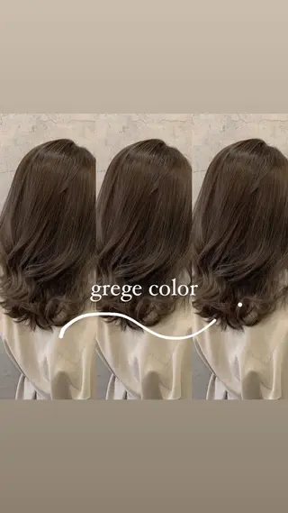 カラー 🐸鈴木 綾乃🐸のヘアスタイル