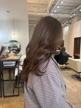 ロング 鈴木 奈波のヘアスタイル
