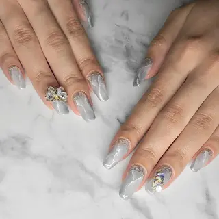 ショート ネイル 🦋Kiyomi. 🦋のネイルデザイン