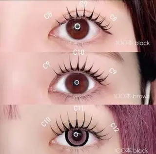 マツエク・マツパ Eye gloss 2のマツエク・マツパデザイン