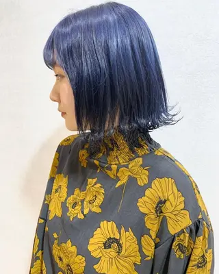 ミディアム カラー 🧡色落ちまで2度綺 麗なカラー🧡ヨシキのヘアスタイル