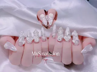 ネイル MxS Nail 【長さだし/フィルイン/マグネット/ワンホンネイル/韓国ネイル/パラジェル】所属・M×S Nail みなのネイルデザイン