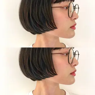 ショート ショートヘア、ボブ こやさん　コヤマのヘアスタイル