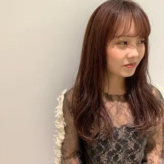 ロング カラー MASHU所属・鳥越 一希のヘアスタイル